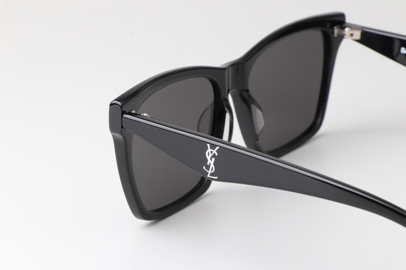 SLM104 Sunglasses Black Gray