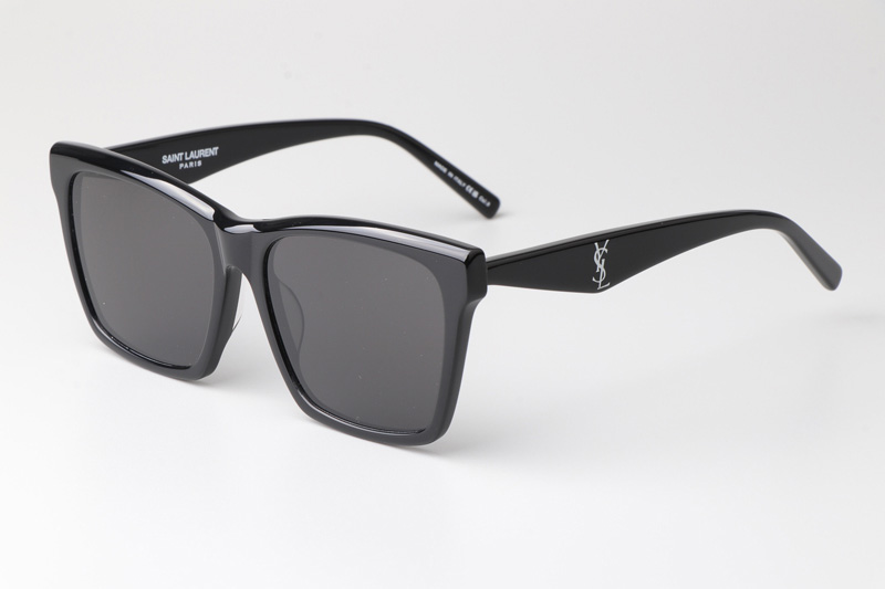 SLM104 Sunglasses Black Gray