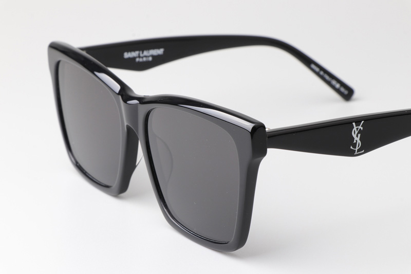 SLM104 Sunglasses Black Gray