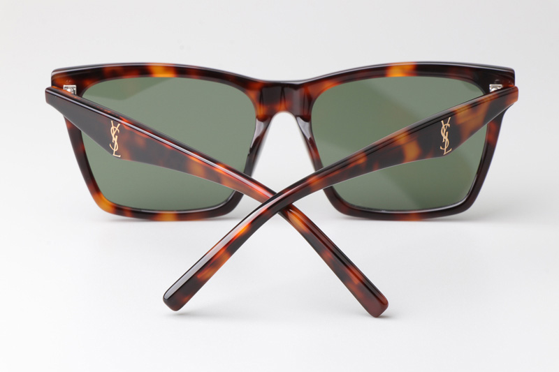 SLM104 Sunglasses Tortoise Green