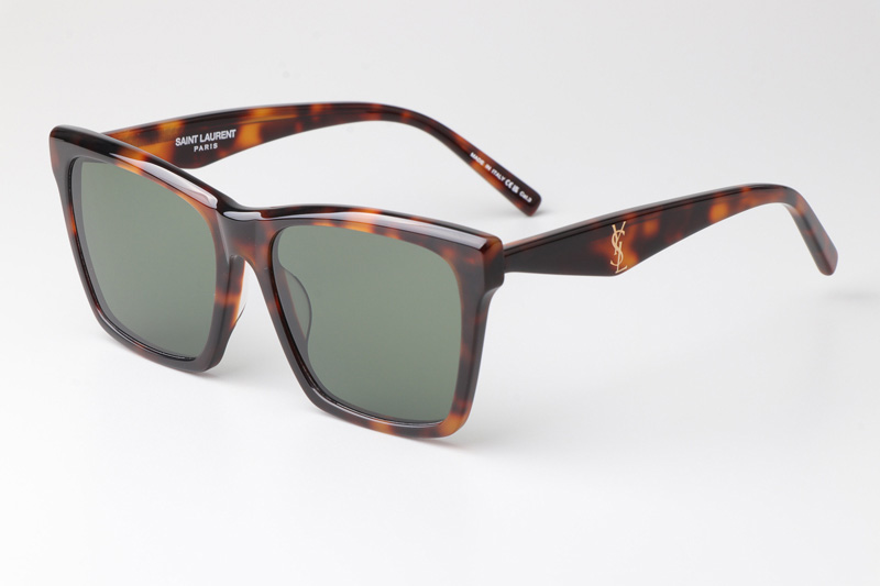 SLM104 Sunglasses Tortoise Green