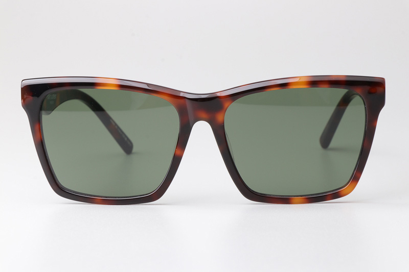 SLM104 Sunglasses Tortoise Green