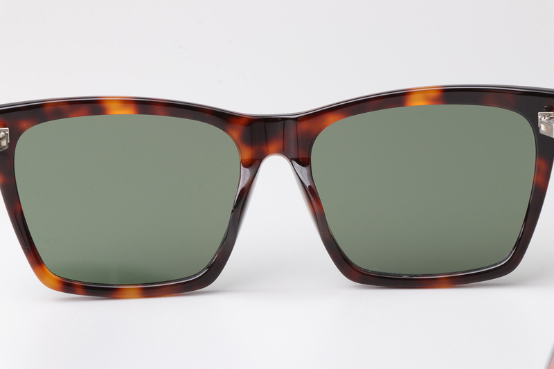 SLM104 Sunglasses Tortoise Green