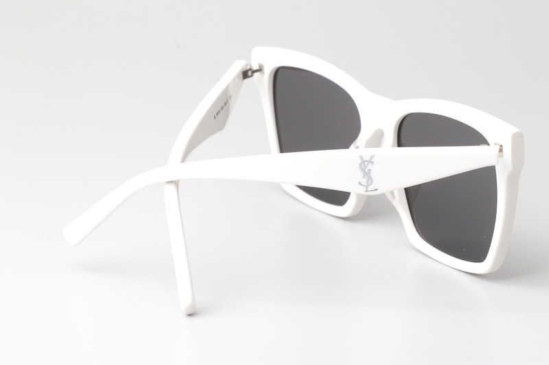 SLM104 Sunglasses White Gray