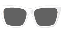 SLM104 Sunglasses White Gray