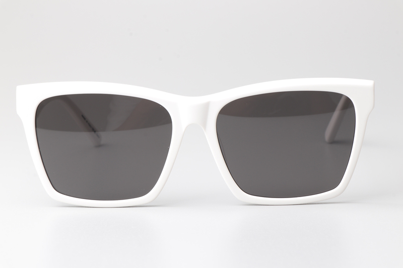 SLM104 Sunglasses White Gray