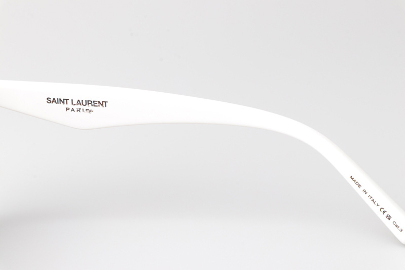 SLM104 Sunglasses White Gray