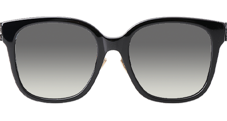 SLM105F Sunglasses Black Gold Gradient Gray