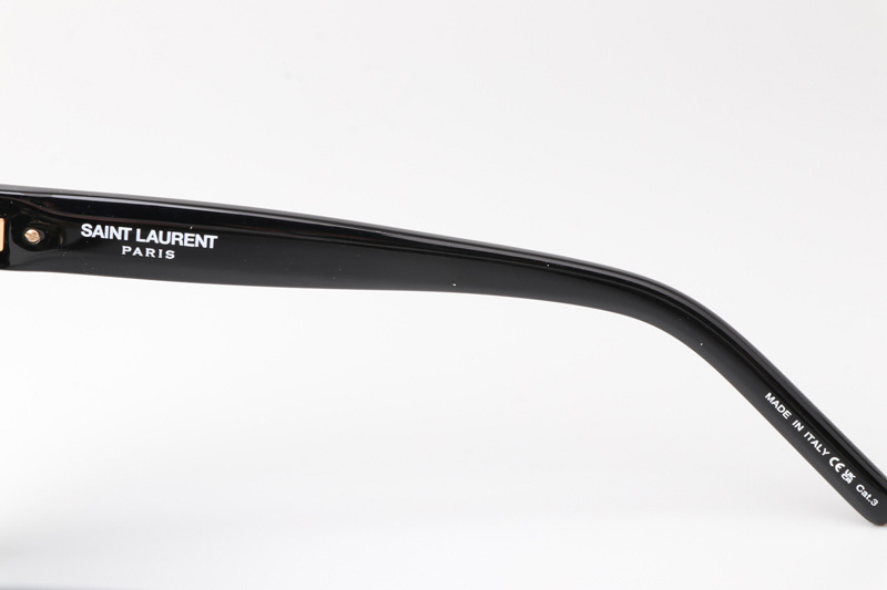 SLM105F Sunglasses Black Gold Gradient Gray