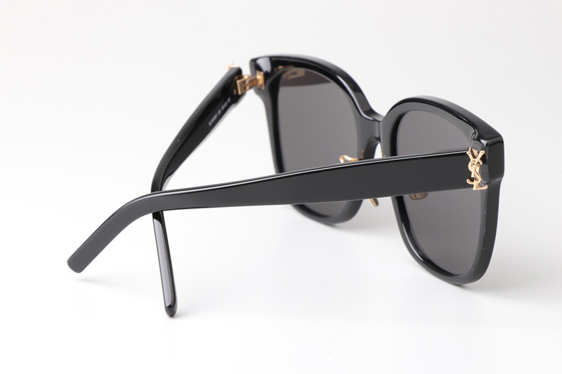 SLM105F Sunglasses Black Gold Gray