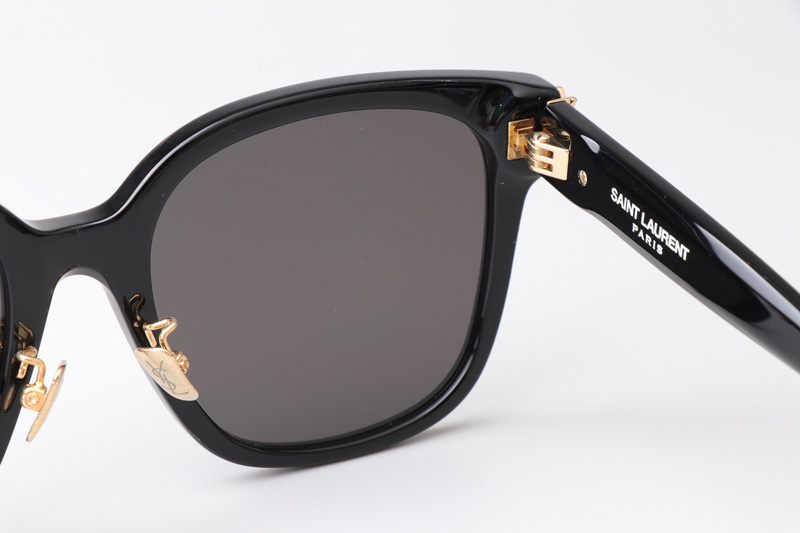 SLM105F Sunglasses Black Gold Gray