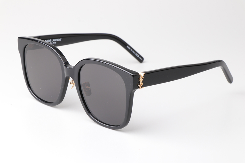 SLM105F Sunglasses Black Gold Gray