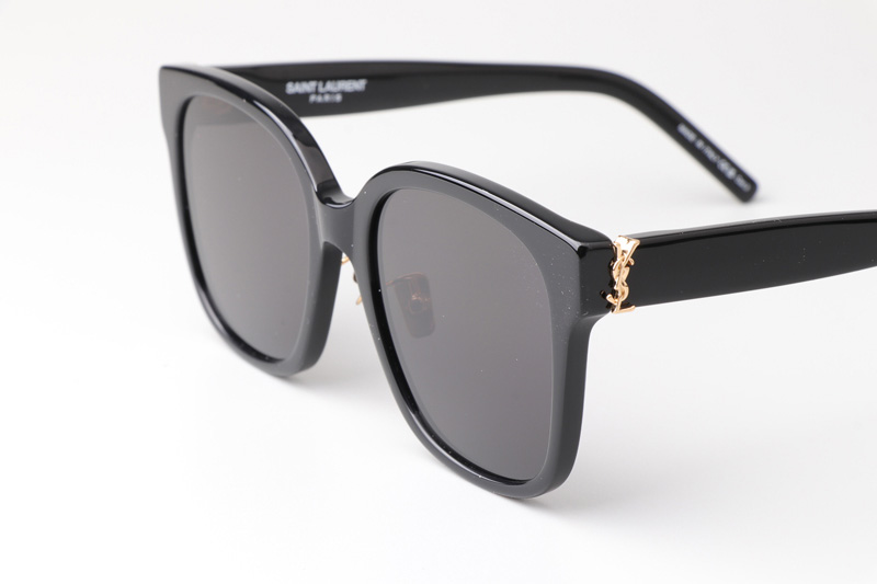 SLM105F Sunglasses Black Gold Gray