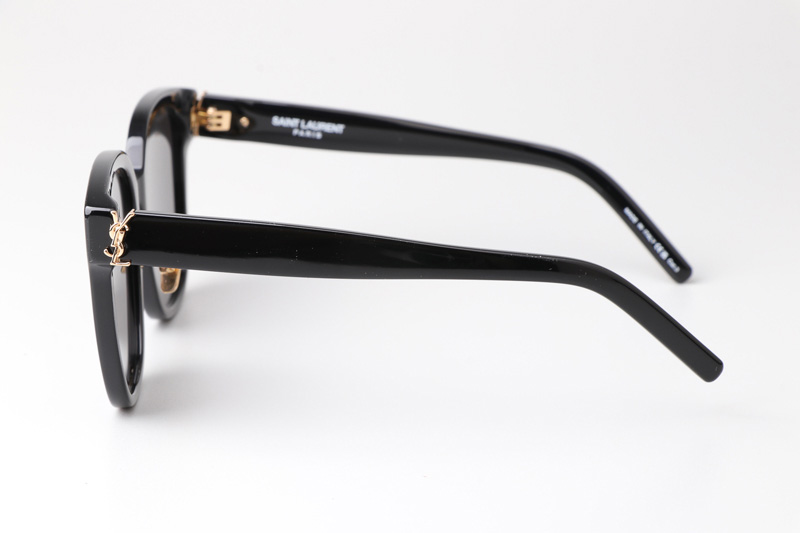 SLM105F Sunglasses Black Gold Gray