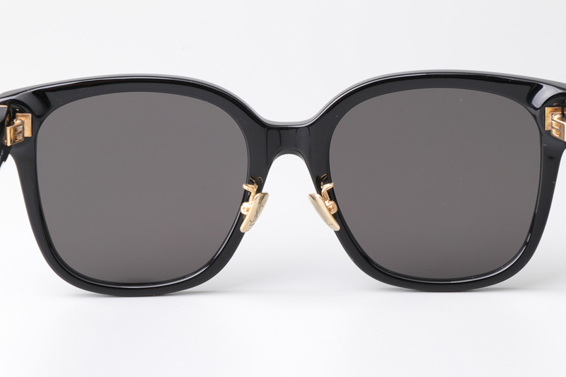 SLM105F Sunglasses Black Gold Gray