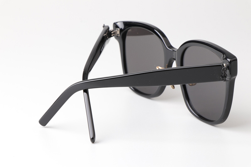 SLM105F Sunglasses Black Gray