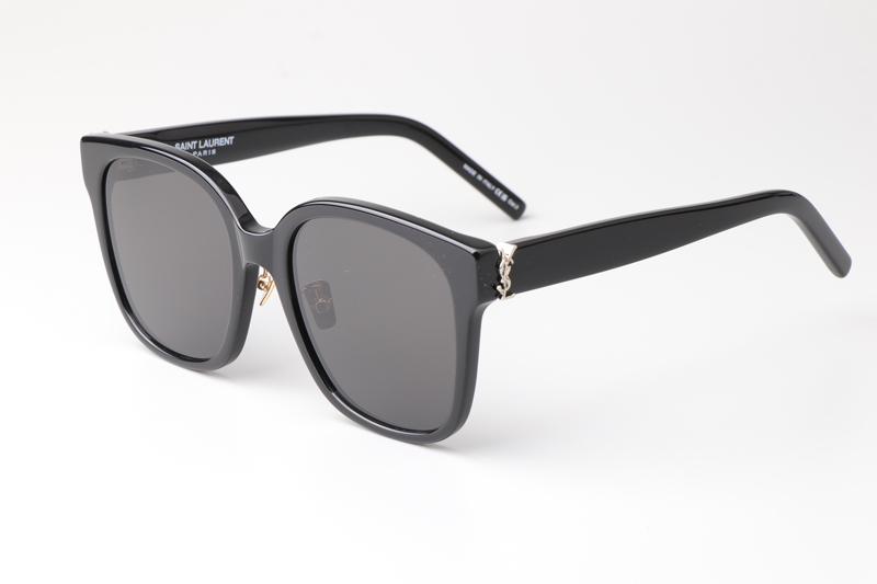 SLM105F Sunglasses Black Silver Gray