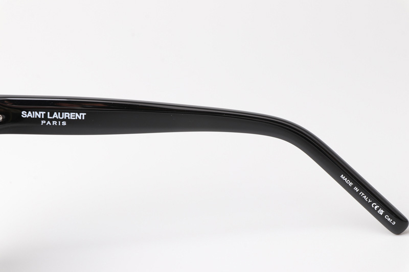 SLM105F Sunglasses Black Silver Gray