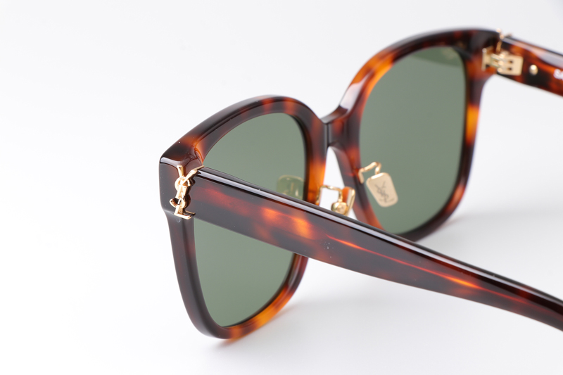 SLM105F Sunglasses Tortoise Green
