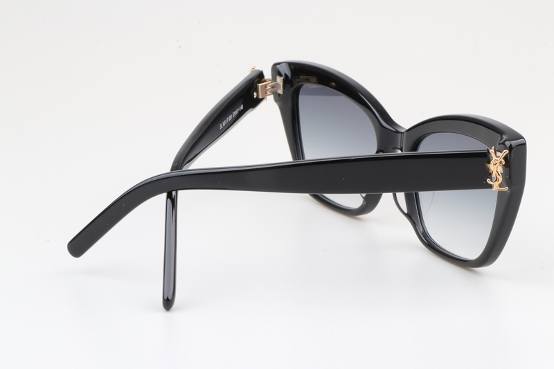 SLM117 Sunglasses Black Gradient Gray