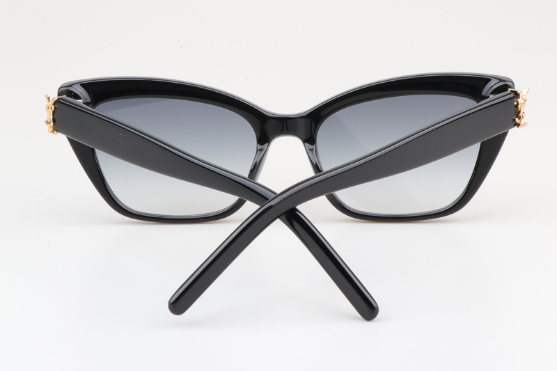 SLM117 Sunglasses Black Gradient Gray