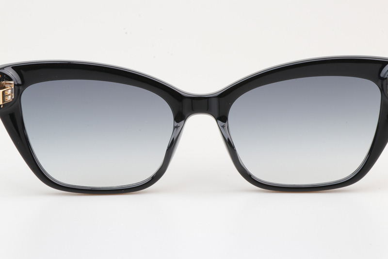 SLM117 Sunglasses Black Gradient Gray