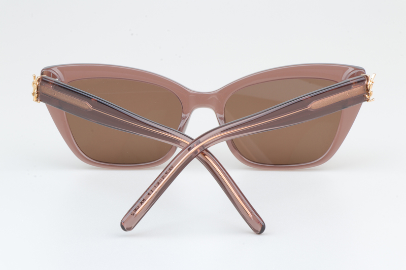 SLM117 Sunglasses Brown Brown