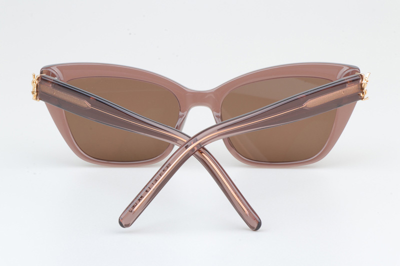 SLM117 Sunglasses Brown Brown