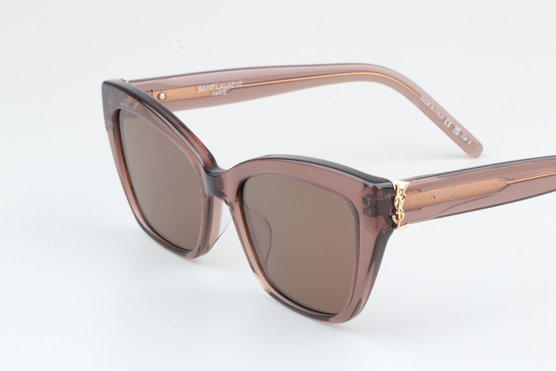 SLM117 Sunglasses Brown Brown