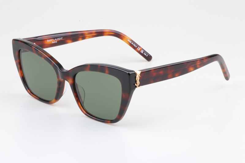 SLM117 Sunglasses Tortoise Green