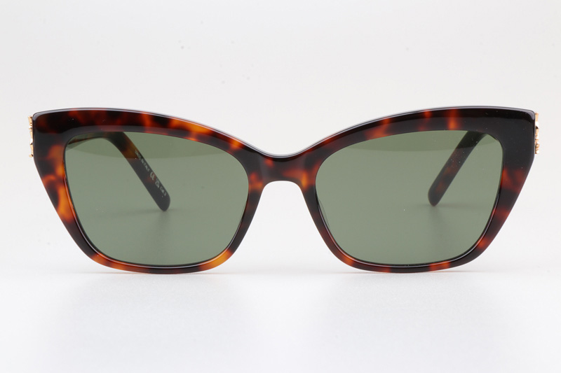 SLM117 Sunglasses Tortoise Green