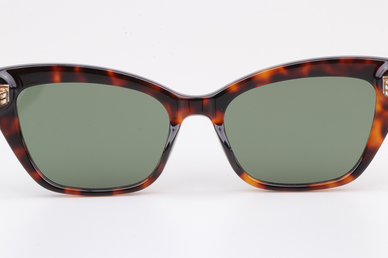 SLM117 Sunglasses Tortoise Green