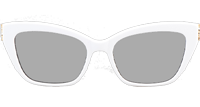 SLM117 Sunglasses White Silver