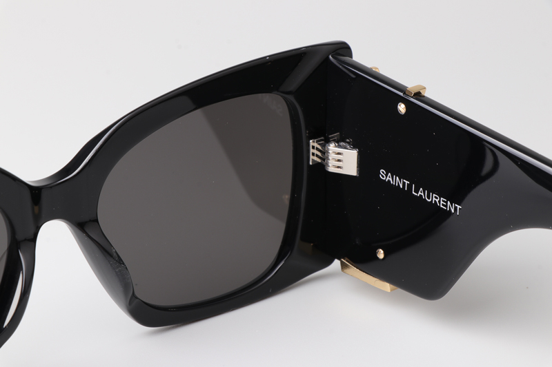 SLM119F Blaze Sunglasses Black Gold Gray