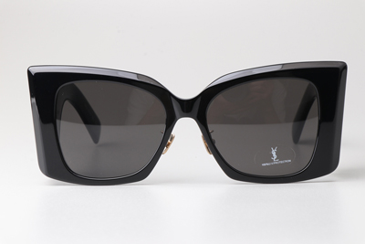 SLM119F Blaze Sunglasses Black Silver Gray