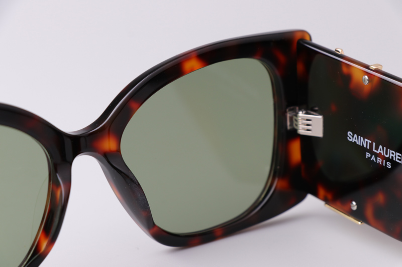 SLM119F Blaze Sunglasses Tortoise Green