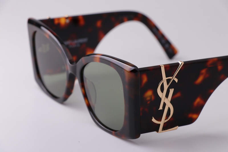 SLM119F Blaze Sunglasses Tortoise Green