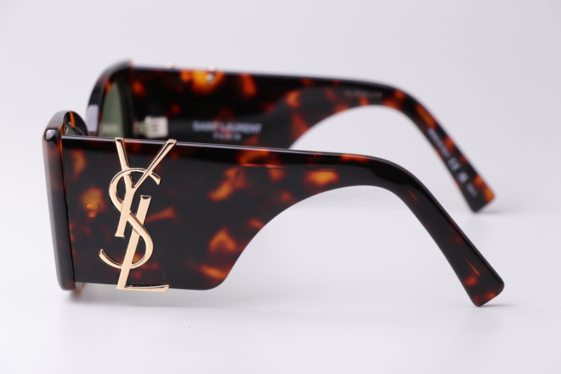 SLM119F Blaze Sunglasses Tortoise Green