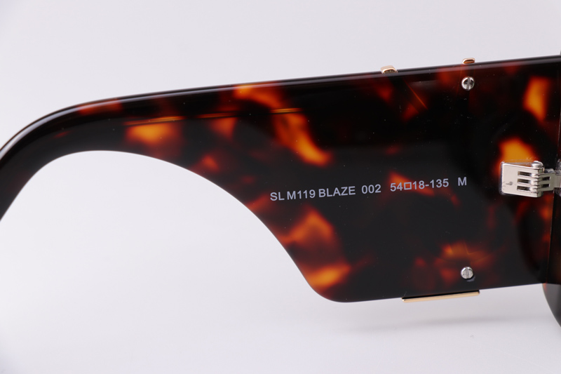 SLM119F Blaze Sunglasses Tortoise Green