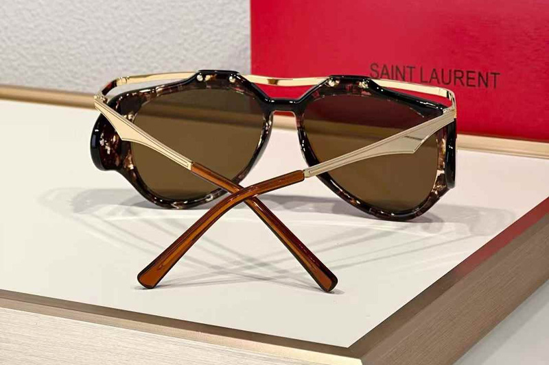 SLM137F Sunglasses Tortoise Gold Brown