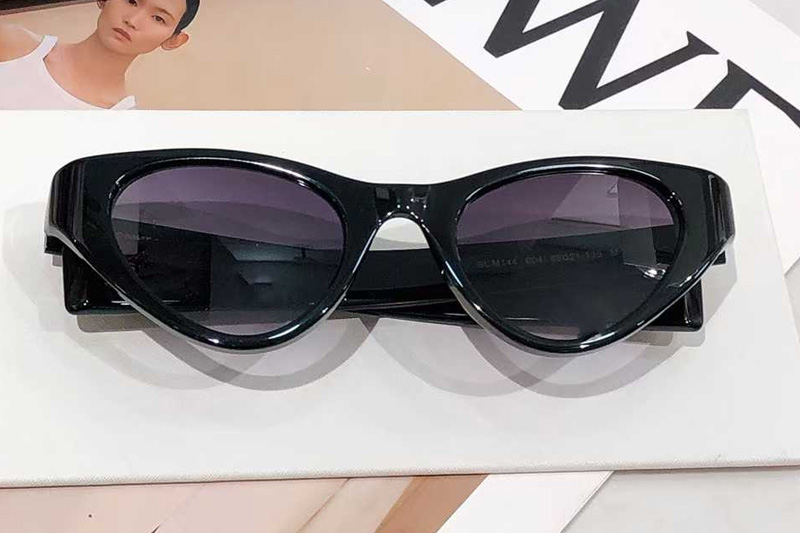 SLM144 Sunglasses Black Gradient Gray
