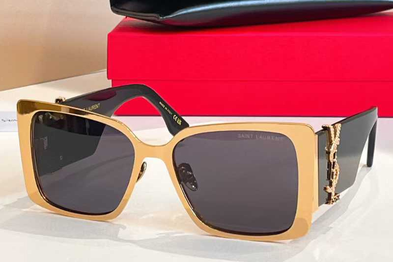 SLM1719L Sunglasses Gold Black Gray