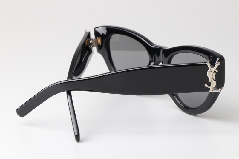 SLM94 Sunglasses Black Silver