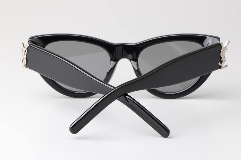 SLM94 Sunglasses Black Silver