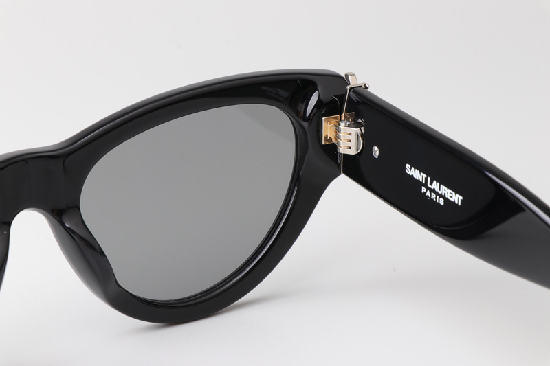 SLM94 Sunglasses Black Silver