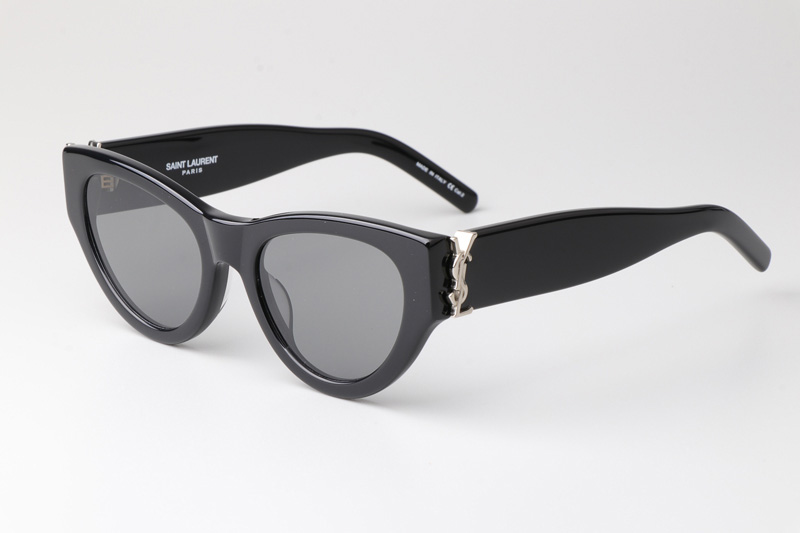 SLM94 Sunglasses Black Silver