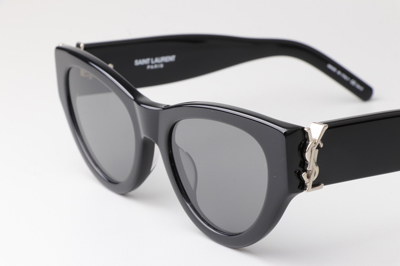 SLM94 Sunglasses Black Silver