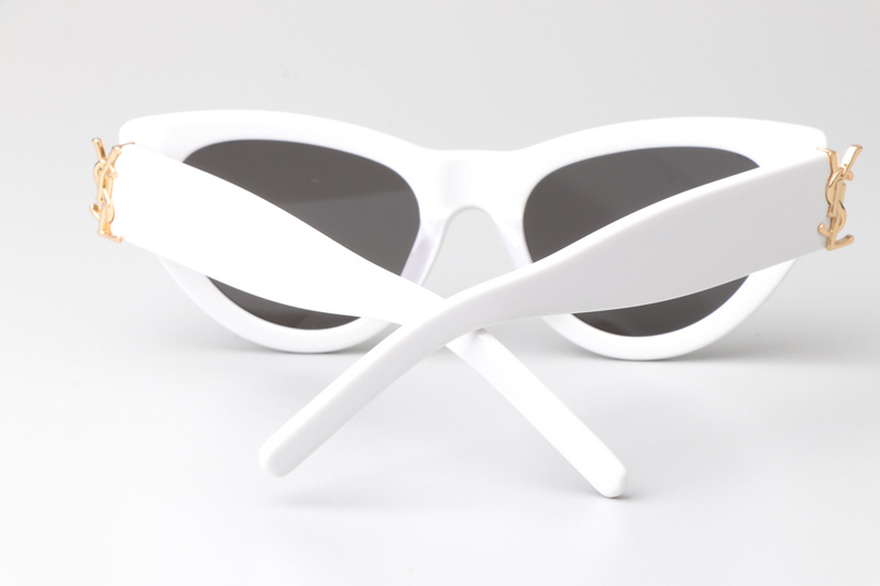 SLM94 Sunglasses White Gray