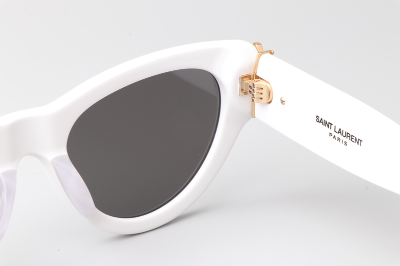 SLM94 Sunglasses White Gray