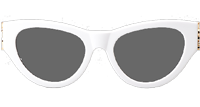 SLM94 Sunglasses White Gray